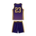 Purple Reign Custom Basketball Uniform Kit Back