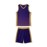 Purple Reign Custom Basketball Uniform Front